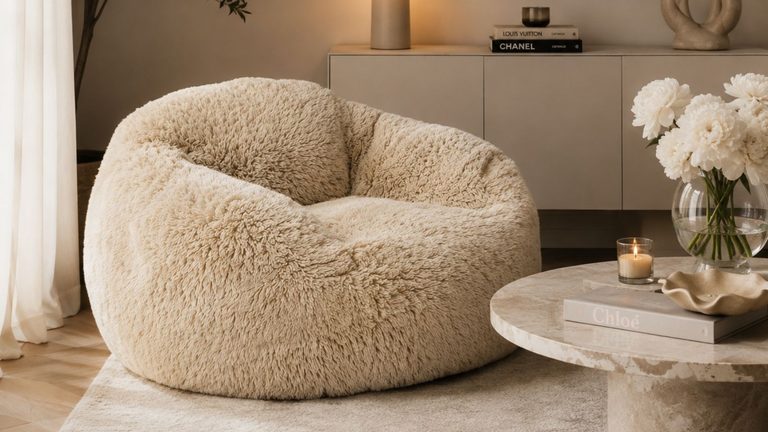 Loungestoel faux fur van Action.