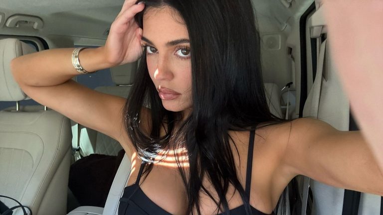 Selfie van Kylie Jenner.