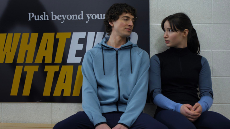 Freddie en Adriana uit Finding Her Edge.