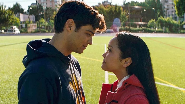 Lara Jean en Peter.
