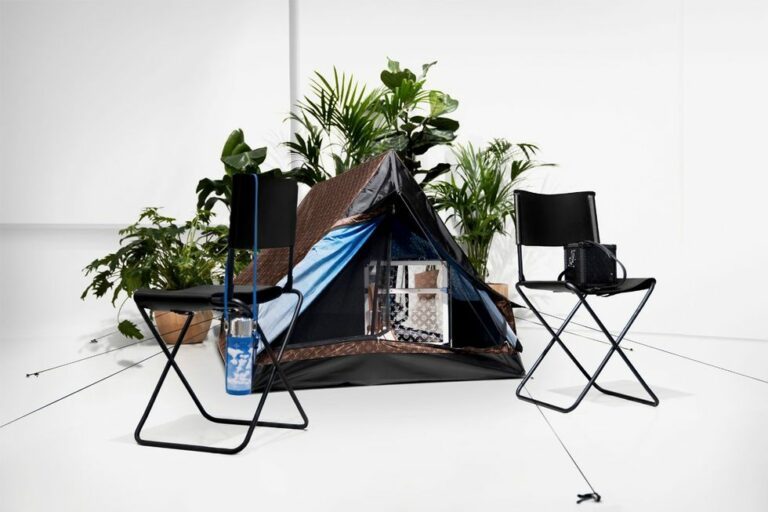 Je kan nu super deluxe kamperen met deze tent van Louis Vuitton