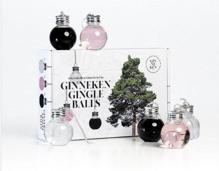 Gin in een kerstbal; de perfecte combinatie