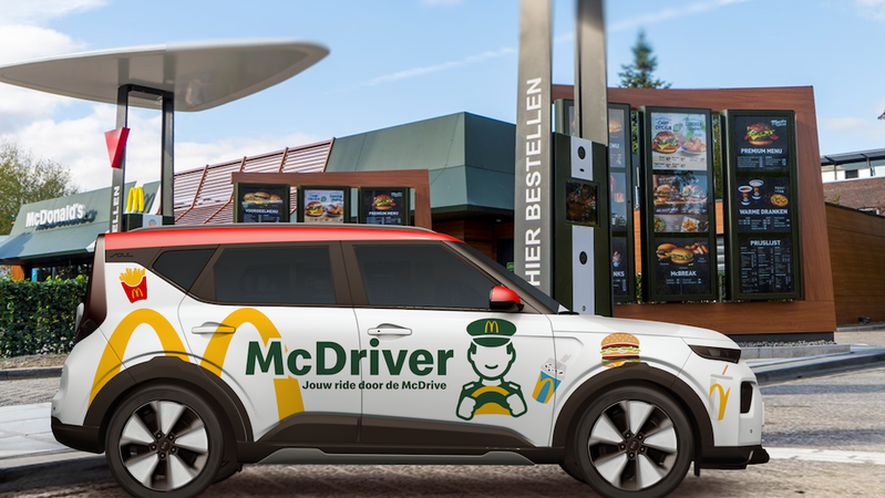 Op deze manier kan je alsnog door de McDrive als je geen auto hebt