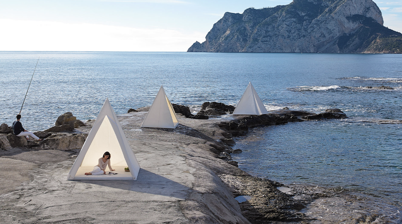 Ultieme plek om te relaxen: daarvoor is deze tipi perfect