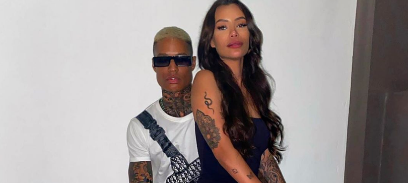 Oh oh: Yasmine Pierards is t&oacute;ch niet samen met tattooboy Tyrone
