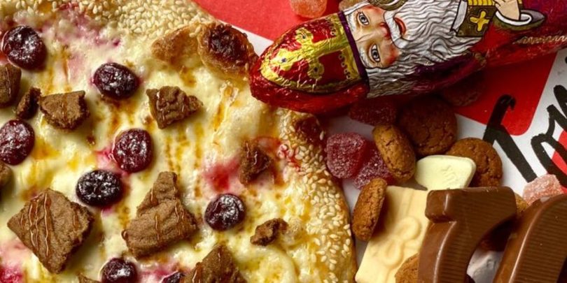 Pizza a la Sinterklaas: deze zoete pizza van Toni Loco wil je proeven
