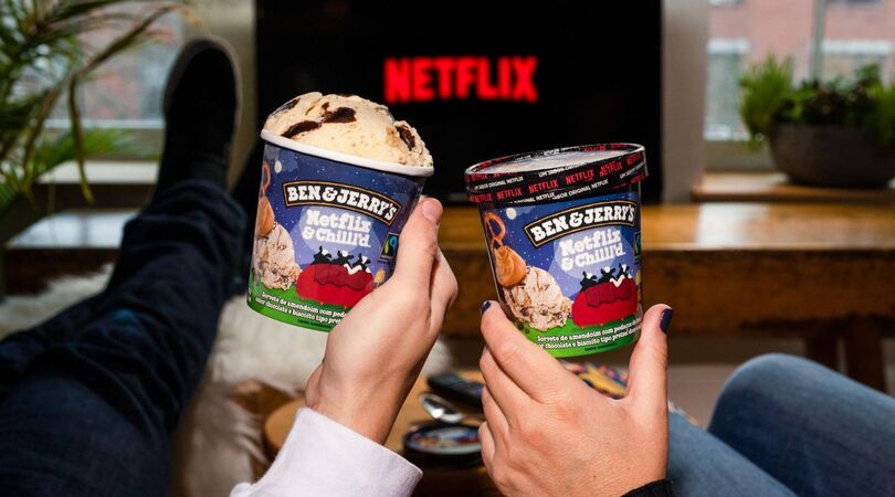 Ben & Jerry&rsquo;s komt met nieuwe smaak: &lsquo;Netflix & Chill&rsquo;