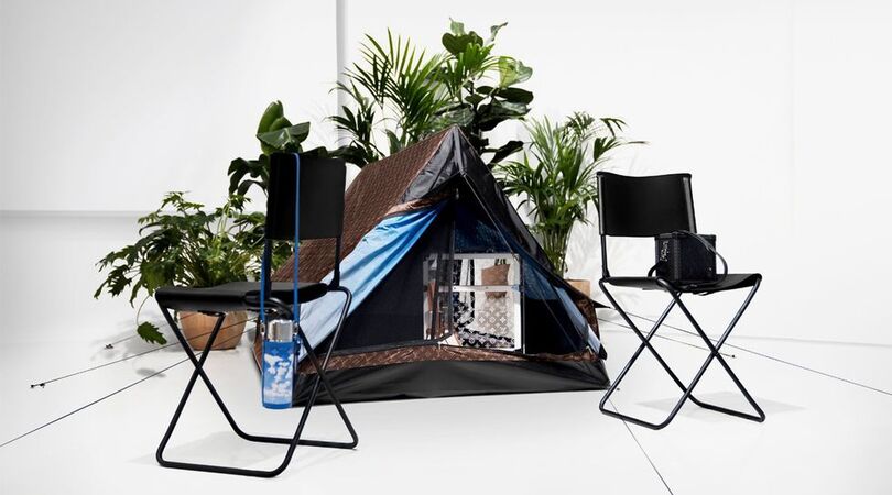 Je kan nu super deluxe kamperen met deze tent van Louis Vuitton
