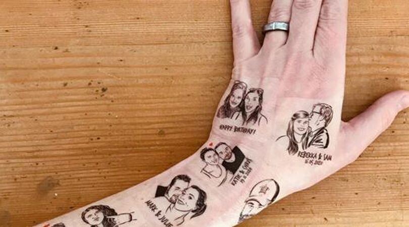 Hier koop je een tijdelijke tatoeage met het gezicht van jouw bestie