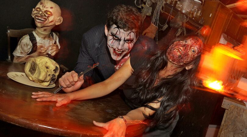 Alleen voor de echte griezelfans: je kunt nu dineren in een spookhuis