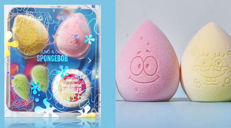 Het is vanaf nu mogelijk: Spongebob SquarePants als make-up spons gebruiken