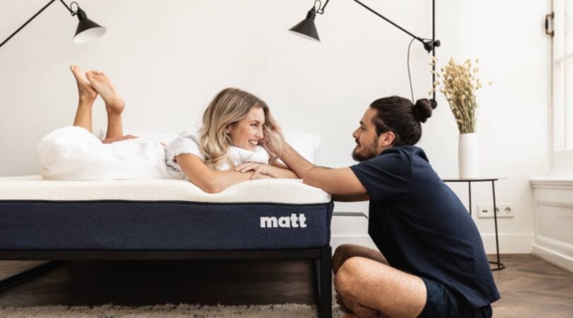 Het beste matras voor koppels is het aanpasbare matras van Matt