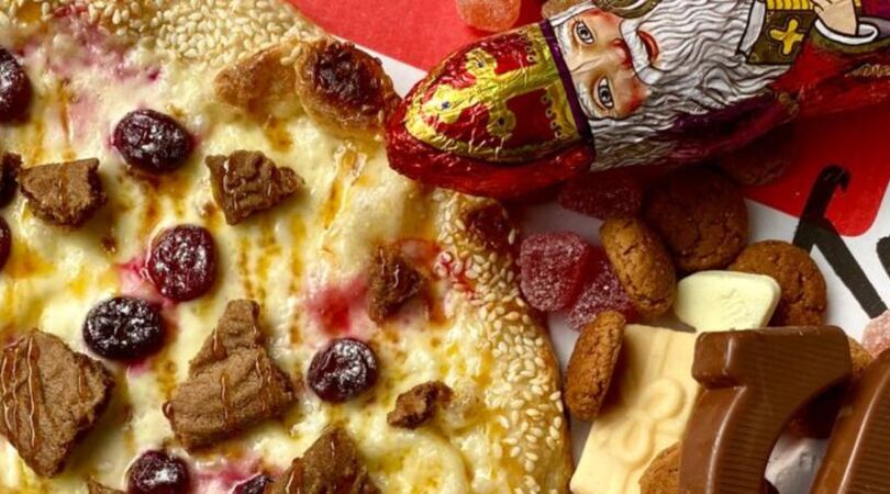 Pizza a la Sinterklaas: deze zoete pizza van Toni Loco wil je proeven