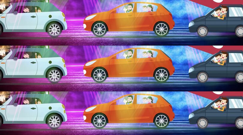 Bij deze disco drive thru kun je in deze tijd t&oacute;ch een feestje bouwen (maar dan vanuit je auto)