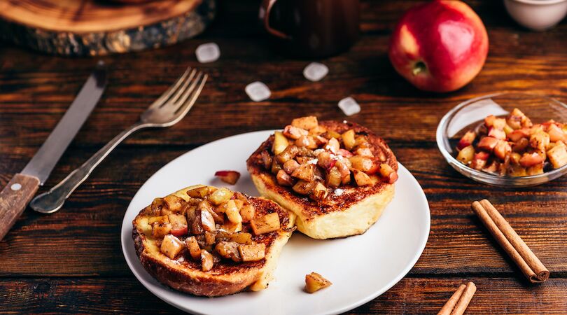 Lunch break! Met dit recept maak je heerlijke appeltaart-tosti&rsquo;s&nbsp;