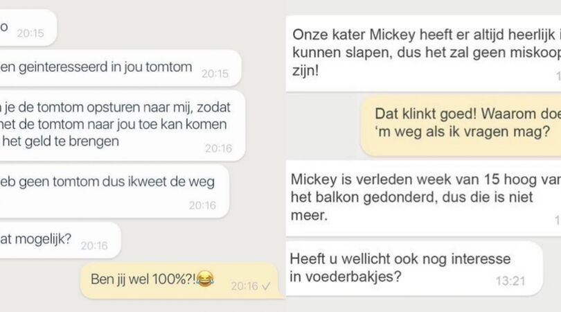 8x hilarische (en vooral vreemde) gesprekken op Marktplaats