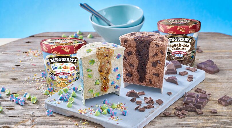 OMG! Ben & Jerry&rsquo;s komt met snackable cookie dough zonder ijs en we love it