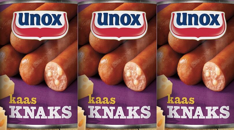 Lekker: Unox verkoopt nu Kaas Knaks