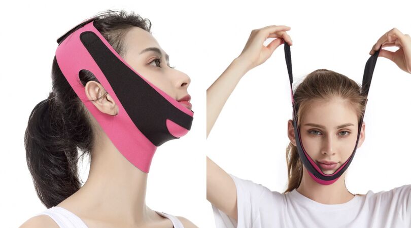 Een strakke kaaklijn is binnen handbereik met deze hilarische onderkin trainer