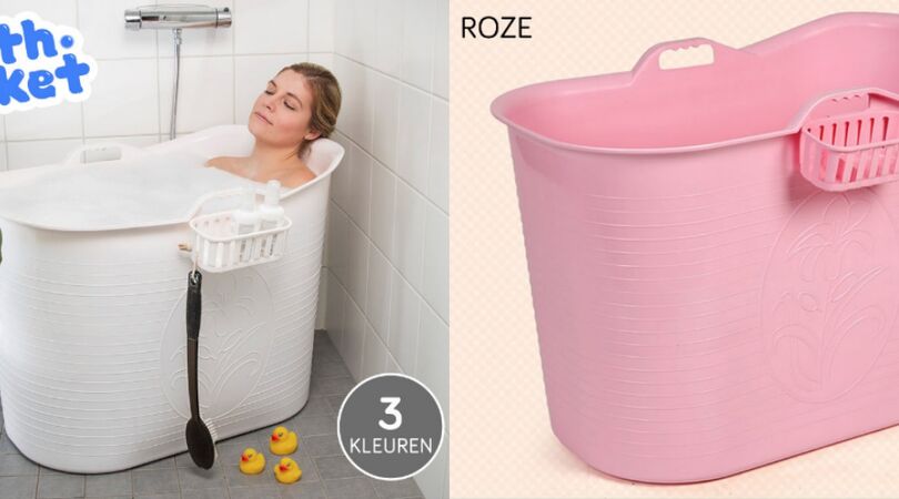Heb je geen bad in huis? Met deze Bath Bucket kun je toch badderen