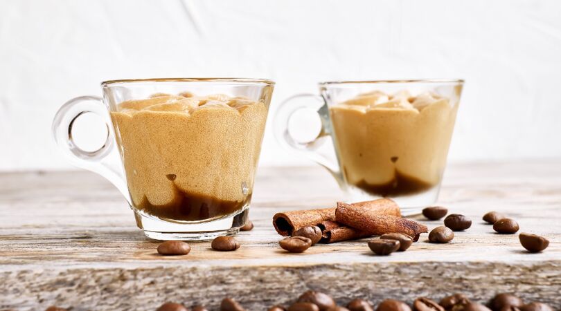 Als dessert of als morning coffee: recept voor supersnelle en makkelijke koffiemousse