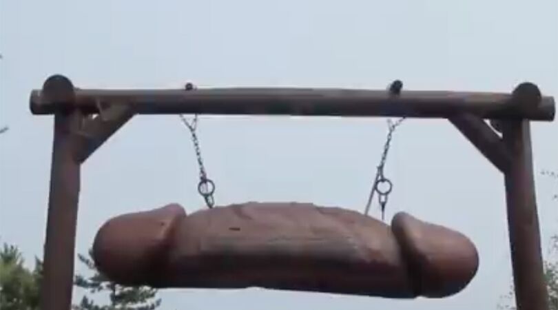 Er bestaat een pretpark dat vol staat met piemels