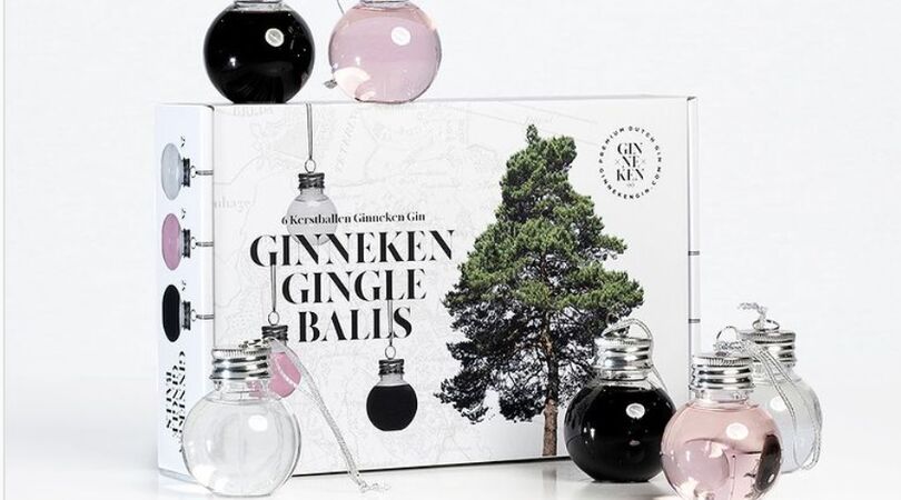 Gin in een kerstbal; de perfecte combinatie