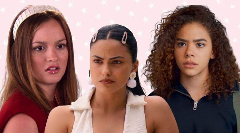 Collage van personages uit films die zichtbaar geirriteerd kijken.