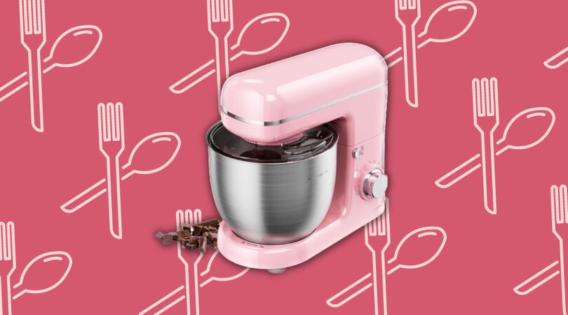 roze keukenapparatuur