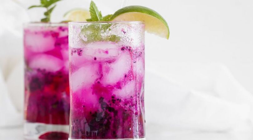 dragon fruit mojito