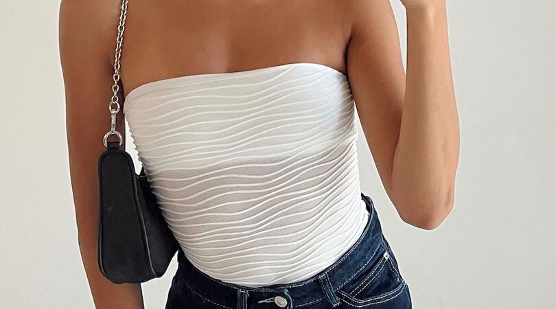 TikTok-hack strapless top