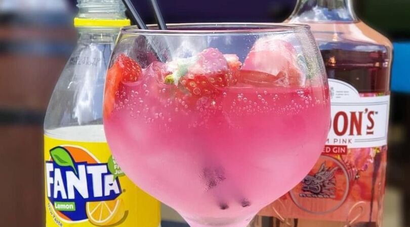 Fanta lemon cocktail