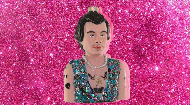 Hilarisch: je kunt nu een Harry Styles-kerstbal in de boom hangen