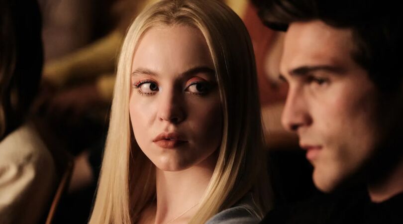 cassie en nate uit euphoria in de auto