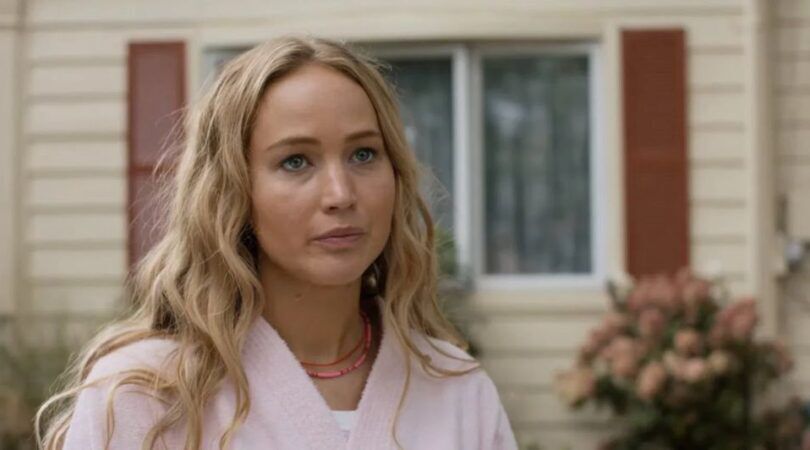 Jennifer Lawrence in de film No Hard Feelings.