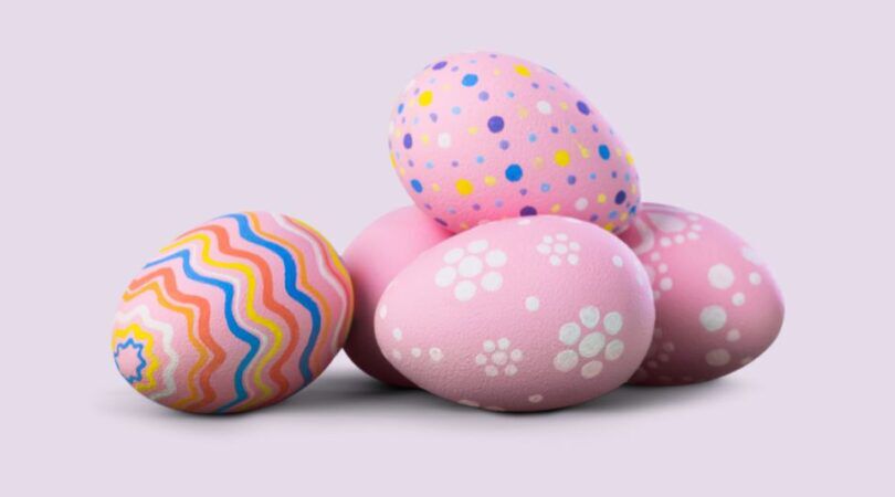 Chocolade paaseitjes.