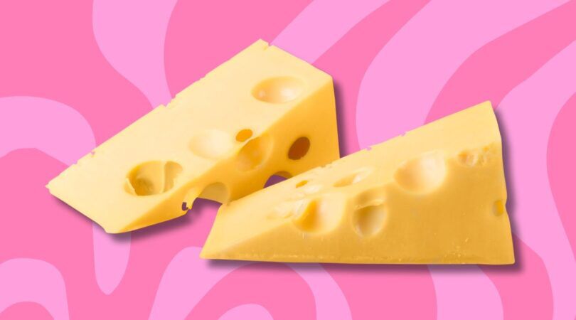 Een illustratie van kaas.