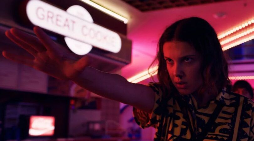 Millie Bobbie Brown in Stranger Things.