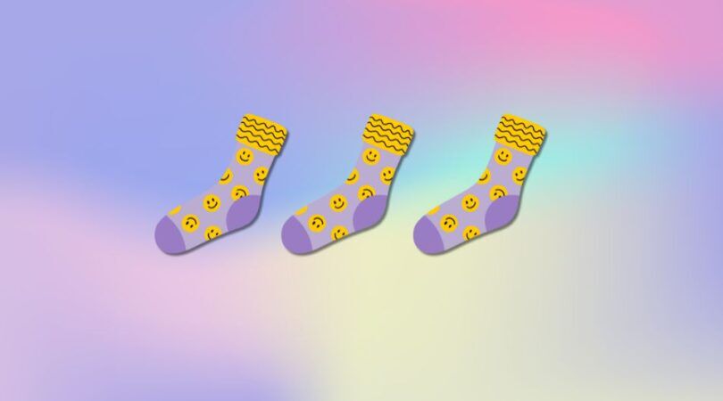 Een illustratie van sokken.