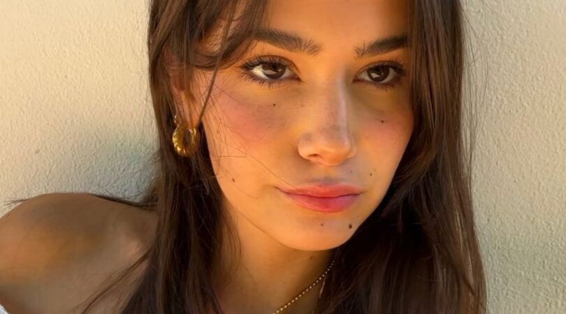 Een selfie van een vrouw.