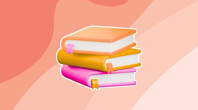 Illustratie van een stapel boeken.