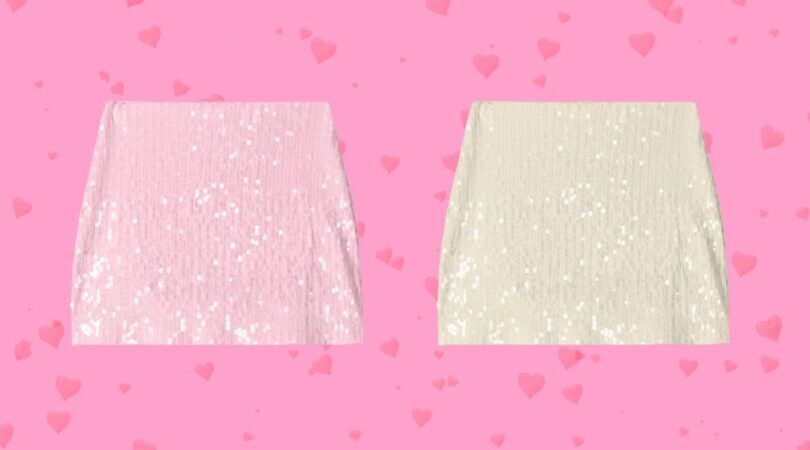 Twee minirokjes naast elkaar.