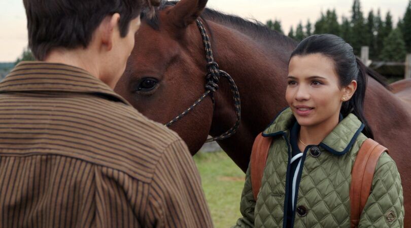 Een scene uit het nieuwe seizoen tussen Jackie en Alex.