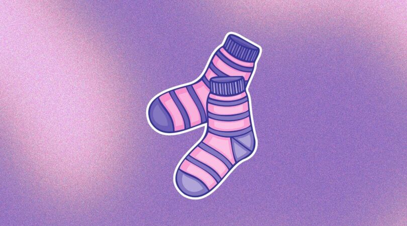 Illustratie van sokken.