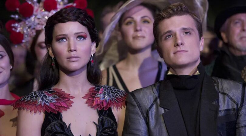 Peeta en Katniss.