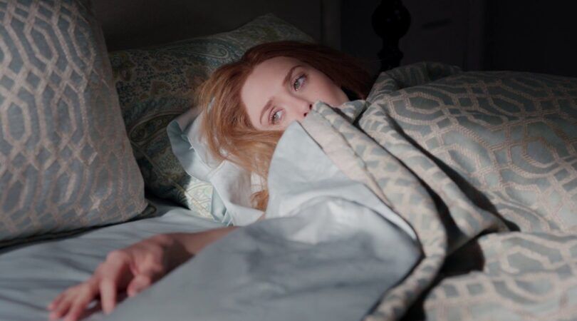 Wanda ligt verstrooid in bed.