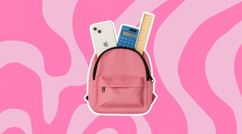 Illustratie van een rugzak.