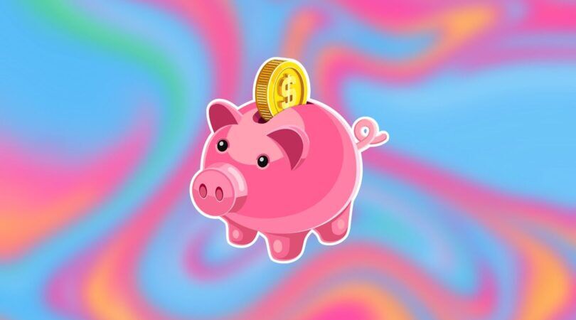 Illustratie van een spaarvarken.