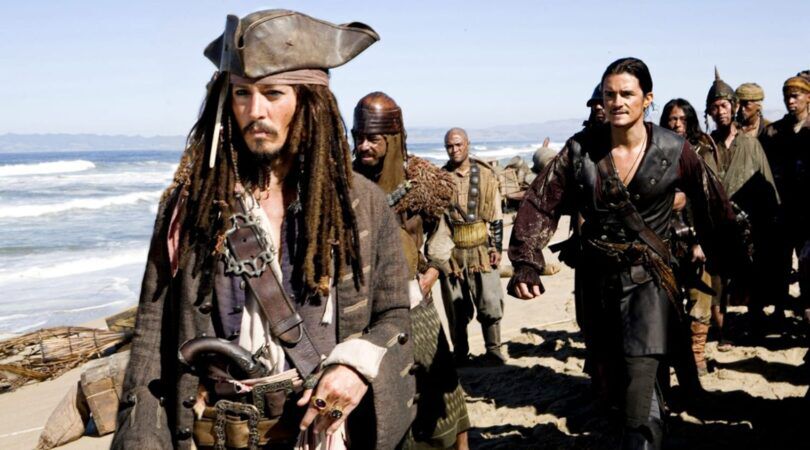 Johnny Depp als Jack Sparrow.