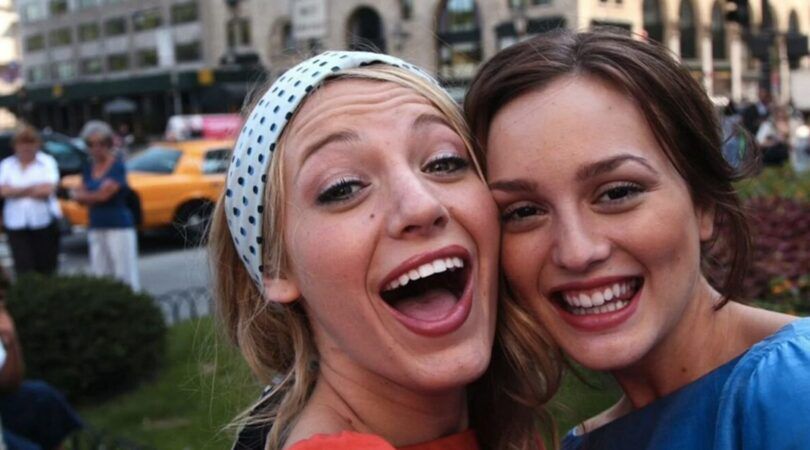 Selfie van Blair en Serena van Gossip Girl.